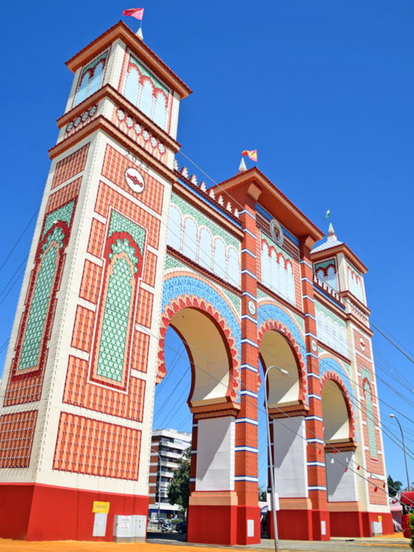 El espectáculo del gran show de la feria de Sevilla 