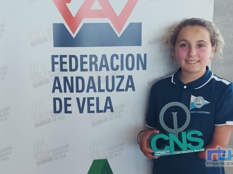 La regatista chipionera Lidia Hernández se proclama subcampeona sub 13 en el Campeonato Provincial Optimist Cádiz-Sevilla