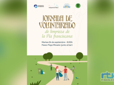 TAU y Playas invitan a colaborar en una jornada de voluntariado para la limpieza de uno de los seis tramos de la Ruta Jacobea Vía Franciscana