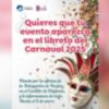 Fiestas recuerda que el 9 de enero acaba el plazo para solicitar la inclusión de eventos en el ‘libreto’ del Carnaval de Chipiona 2025