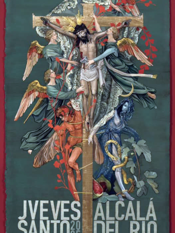  La Hermandad de la Vera-Cruz desvela el cartel que anunciará el Jueves Santo ilipense 