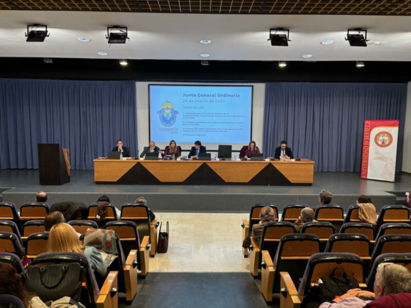 Los colegiados y colegiadas refrendan la gestión de la Junta de Gobierno, aprobando las cuentas anuales del 2024, así como los presupuestos para 2025