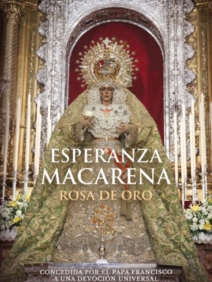 Mañana martes a la 5 Presentación en Ateneo libro Esperanza Macarena , Rosa de Oro