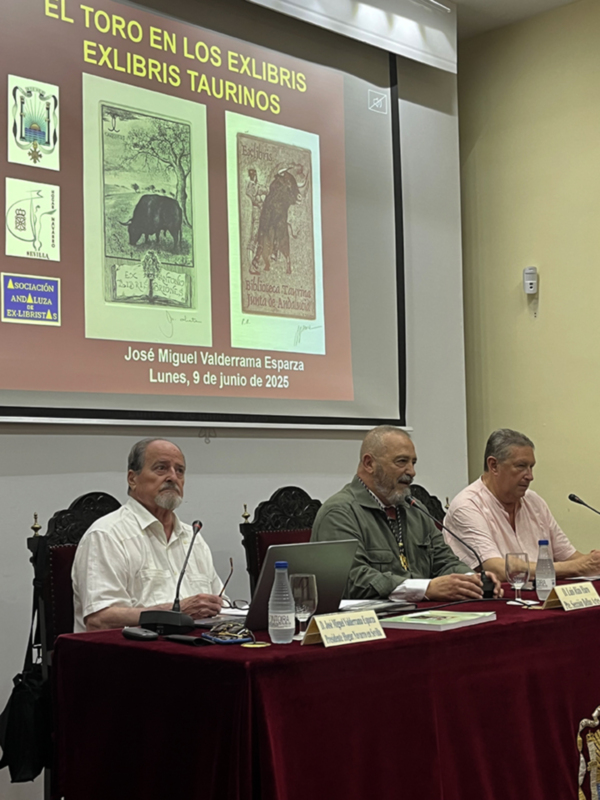 El Ateneo de Sevilla acoge una conferencia sobre el toro en los exlibris