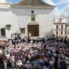 La Plaza de San Gregorio de Alcalá del Río, se llena tras un ensayo que anticipa el Viernes Santo ilipense