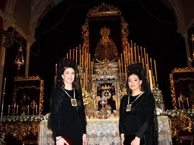 Culto y tradición se funden en el Septenario de la Hermandad de la Soledad en Alcalá del Río 