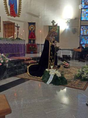 “La Parroquia de la Resurrección acoge a la nueva patrona de la Asociación de Esclerosis Múltiple” en Sevilla