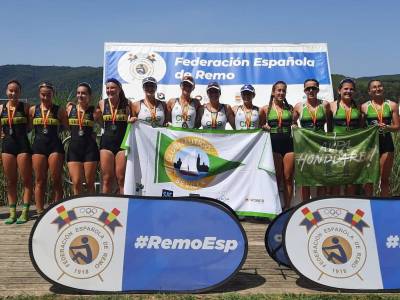 El remo andaluz se exhibe en el Campeonato de España cadete, juvenil y sub23