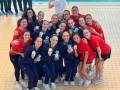 El Club Natación Sincro Sevilla se viste de plata con España en el Europeo júnior