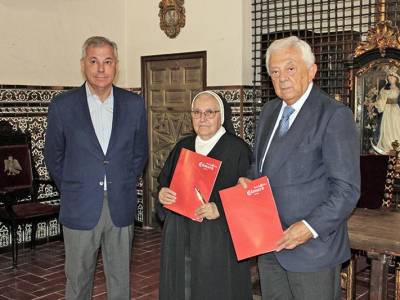 La Fundación Cámara de Comercio de Sevilla y el Real Convento de San Leandro impulsan la protección y conservación de su patrimonio histórico