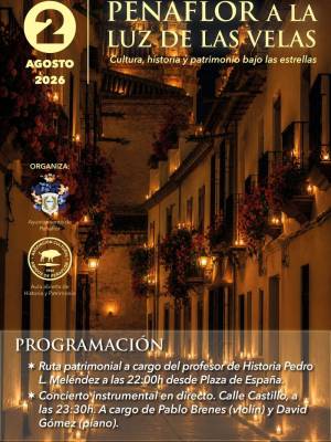  Velas, patrimonio y música para una noche histórica en Peñaflor 