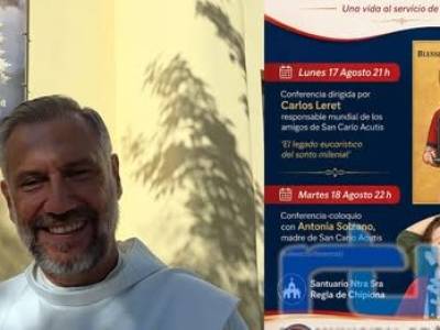 Una videoconferencia-coloquio con la madre de Carlo Acutis el martes dentro de unas jornadas del Santuario de Regla sobre el santo millenial