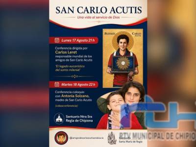 Comienzan las jornadas dedicadas a San Carlo Acutis en el Santuario de Regla