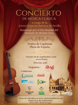La Joven Orquesta Barroca de Sevilla ofrece un concierto solidario en el Teatro de Capitanía