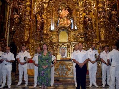  La Virgen del Buen Aire vuelve a reunir en San Telmo a la tradición marinera de Sevilla 