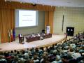 Acto de apertura del curso del Aula Abierta de Mayores en el Paraninfo de la Universidad Pablo de Olavide.