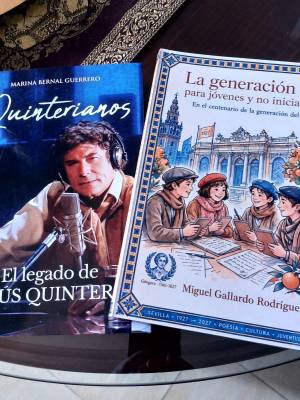 Marina Bernal recupera junto a Antonio Bandera, Alejandro Sanz, Alfredo Relaño y 60 amigos más, el legado de Jesús Quintero en su último libro que se presentara hoy sábado día 17 de octubre