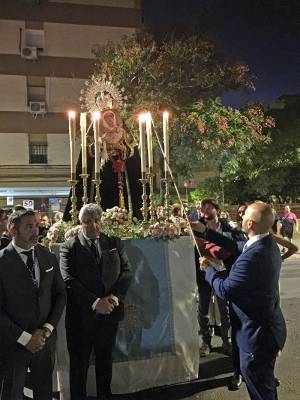Nuestra Señora del Desconsuelo recorre el barrio de los Principe y el Polígono Norte en una jornada de fervor y devoción mariana