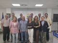 Reunión en el Ayuntamiento de San Juan de Aznalfarache en la que se confirmó la sede del XXIV Pregón de la Semana Santa del Aljarafe.