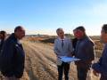 Visita a las obras de la segunda fase del Parque Periurbano Vistalegre.