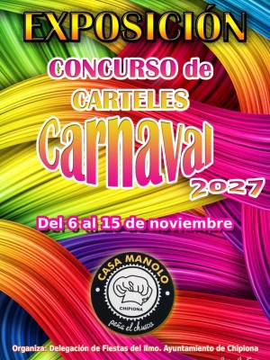 La exposición de carteles del Carnaval de Chipiona 2027 abrirá sus puertas el 6 de noviembre con 34 obras de las 46 presentadas